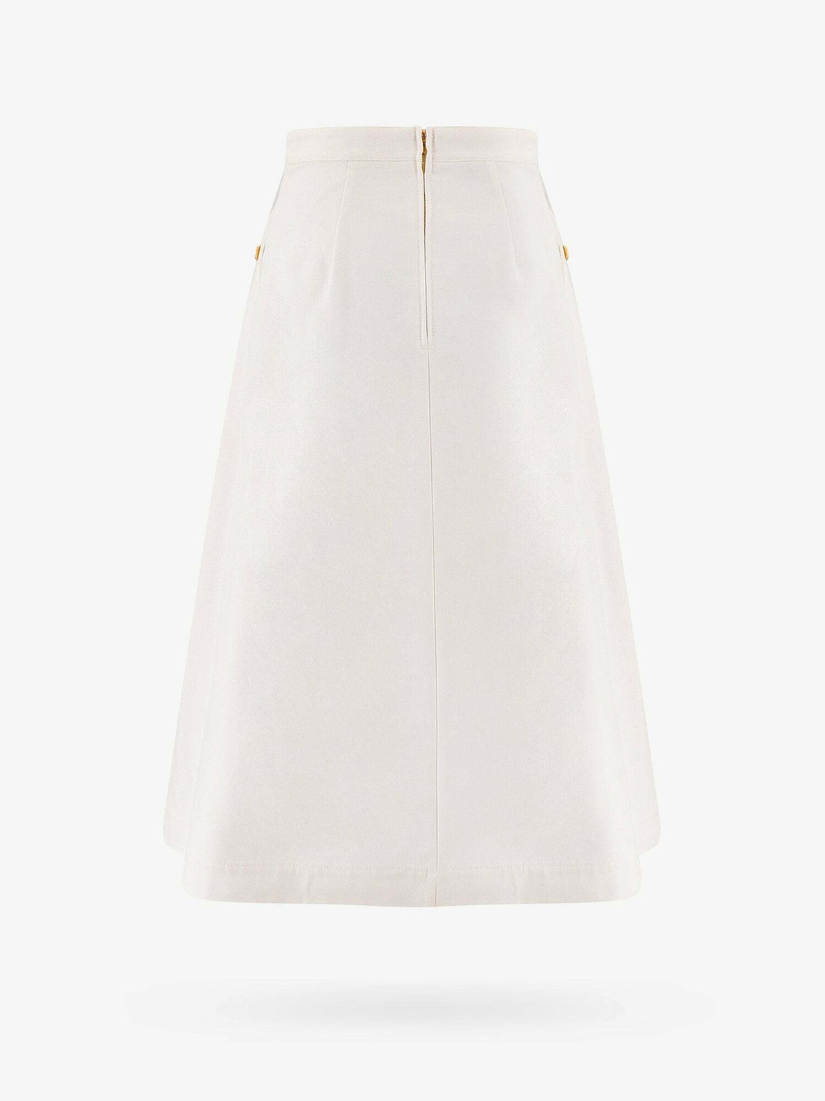 Gucci Women's Silk Skirt White