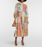 Zimmermann Halcyon printed cotton midi dress