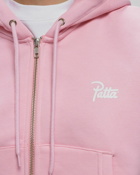 Patta Basic Cropped Zip Hooded Sweater Pink - Womens - Hoodies|Zippers