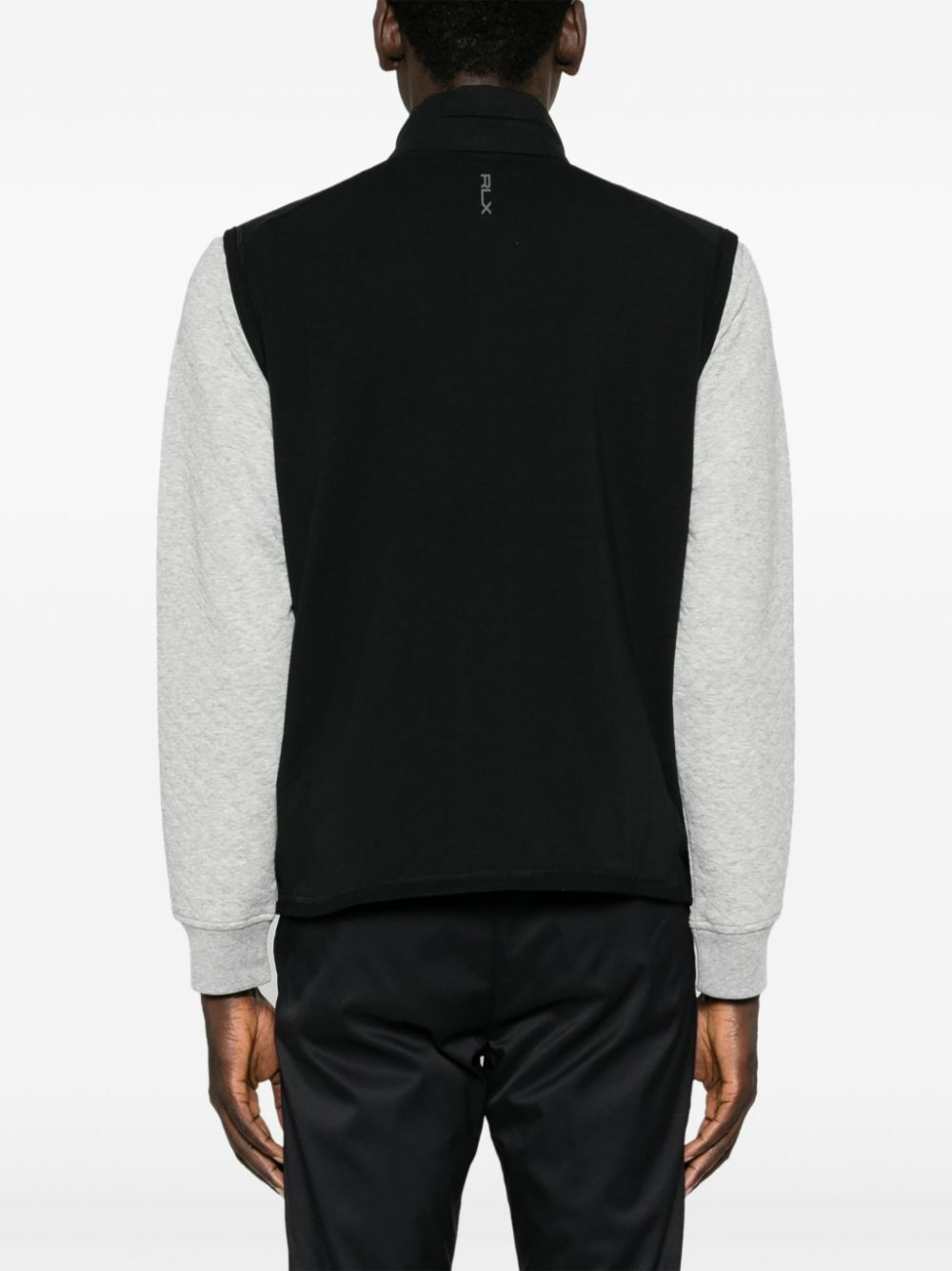RLX Ralph Lauren Black Checked Panelled Gilet