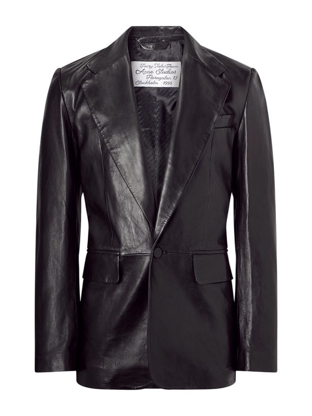Photo: Acne Studios - Leather Jacket - Black