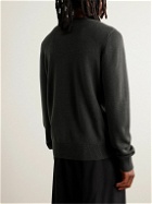 Burberry - Logo-Intarsia Cashmere Sweater - Gray
