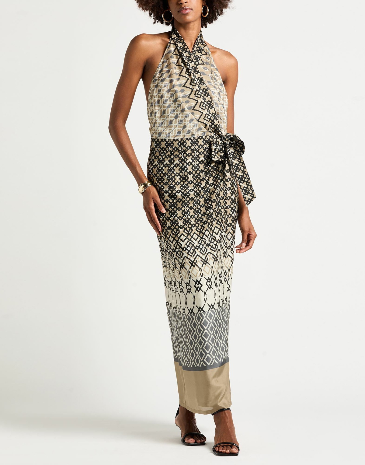 Brunello Cucinelli Womens Maxi dress in Beige