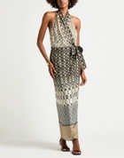 Brunello Cucinelli Womens Maxi dress in Beige