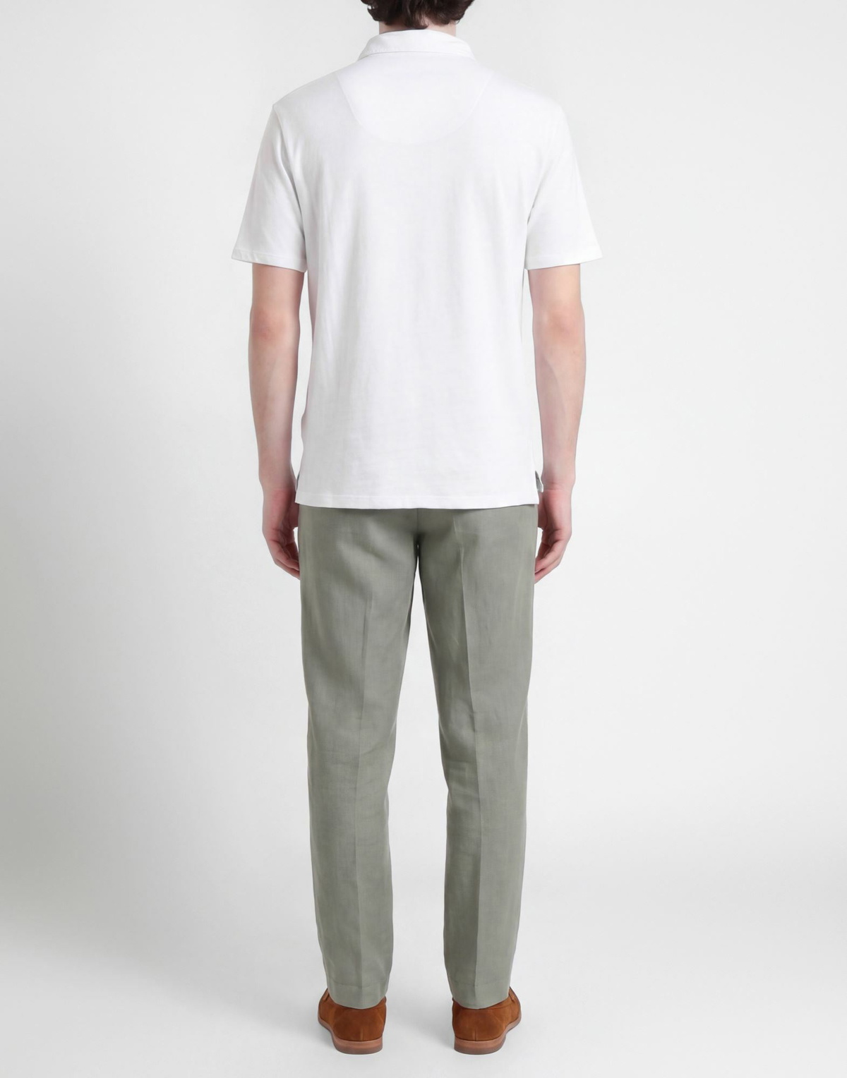 Boglioli Mens Polo shirt in White