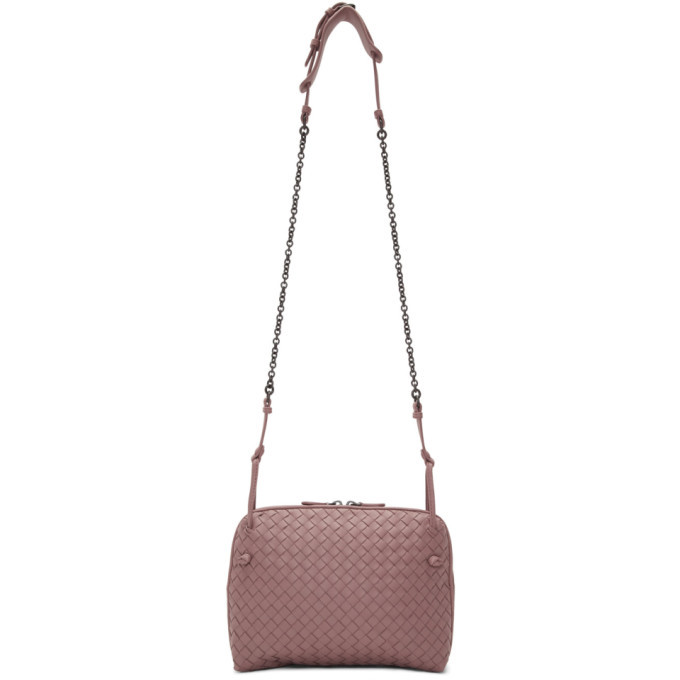 Bottega Veneta Intrecciato Nodini Pink