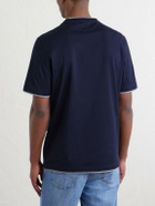 Brunello Cucinelli - Layered Cotton-Jersey T-Shirt - Blue