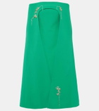 Safiyaa Rowan Manorel embellished caped minidress