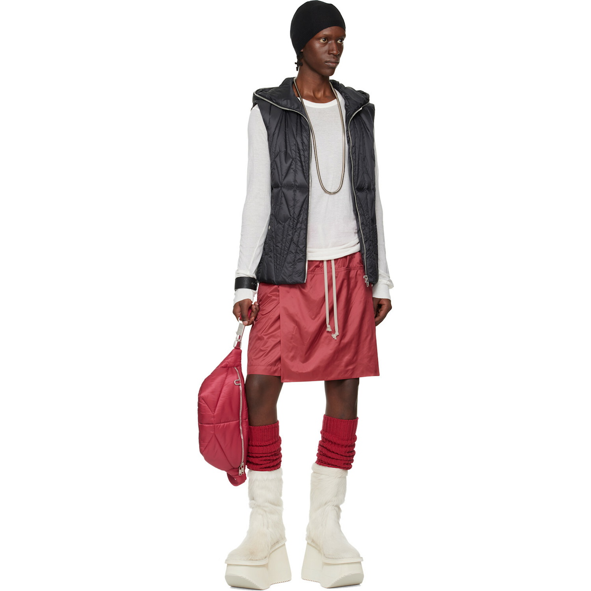Rick Owens Moncler + Rick Owens Red Bumbag