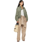 BALMAIN Beige Mini 'BALMAIN' Crochet Tote
