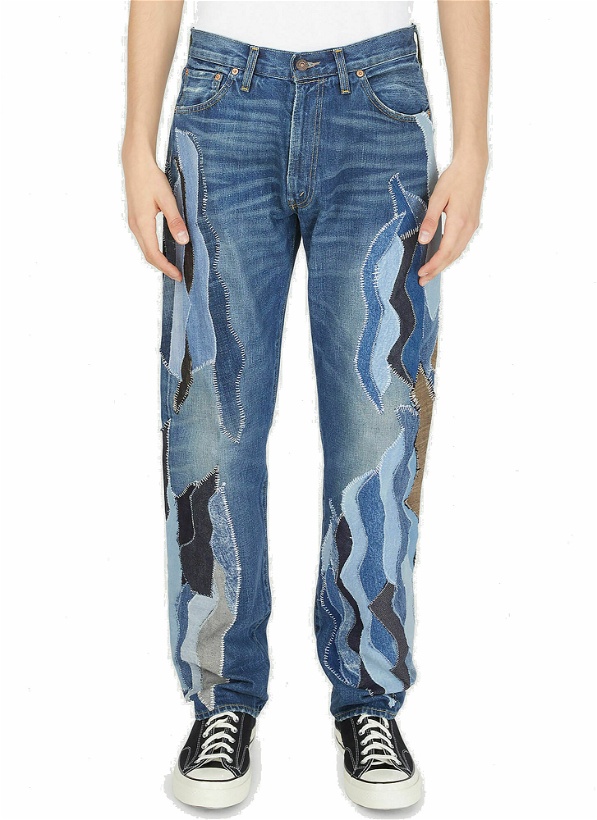 Photo: Drop 6 Waves Jeans in Blue