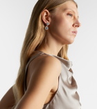 Suzanne Kalan 18kt gold (750/1000) earrings with gemstones