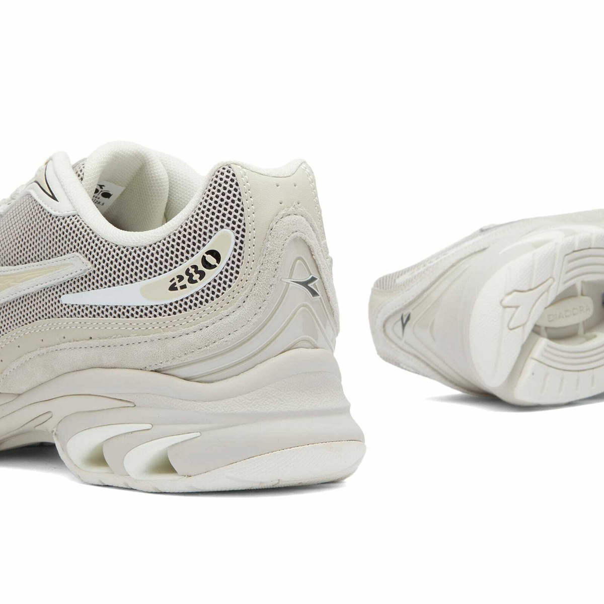 Diadora Men's Mythos Propulsion 280 M2 Suede Sneakers in Fog