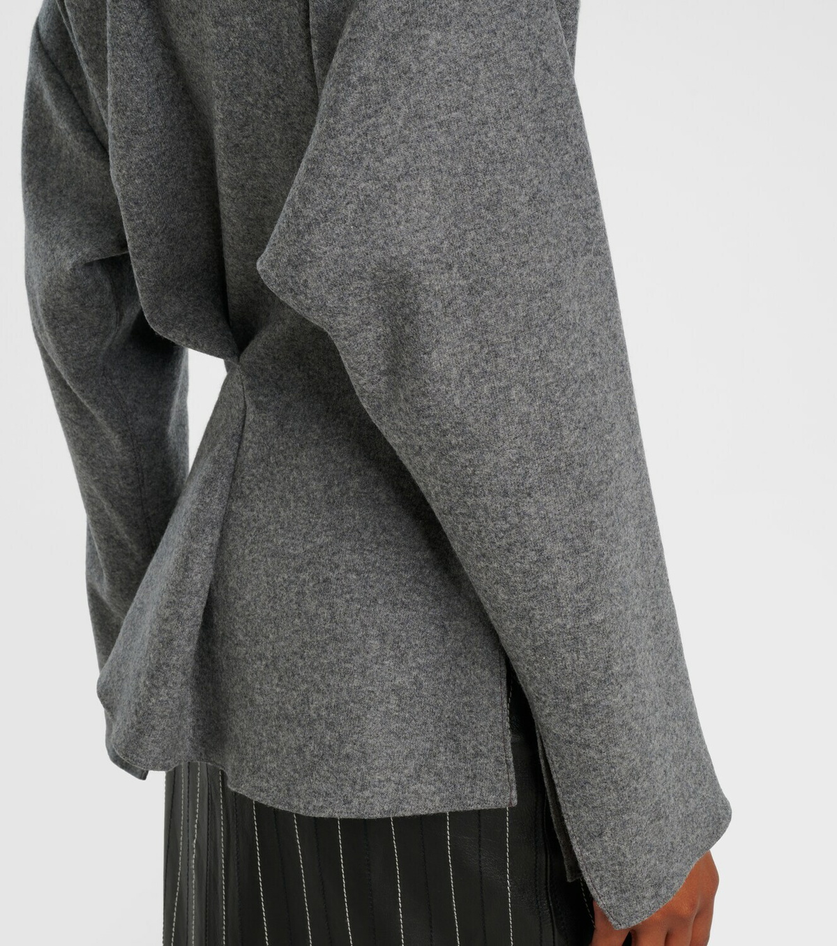 Victoria Beckham Wool and cashmere Henley shirt