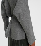Victoria Beckham Wool and cashmere Henley shirt