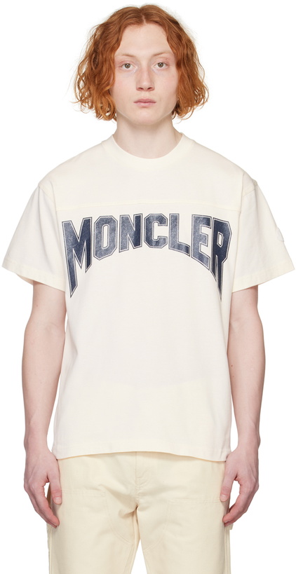 Photo: Moncler White Printed T-Shirt