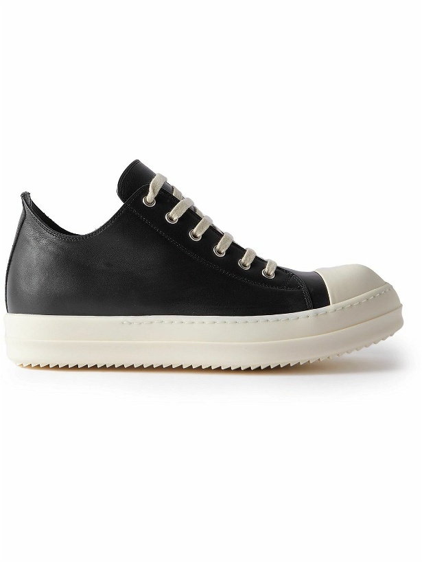 Photo: Rick Owens - Leather Sneakers - Black