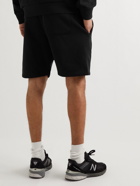 Carhartt WIP - Chase Straight-Leg Logo-Embroidered Cotton-Blend Jersey Shorts - Black