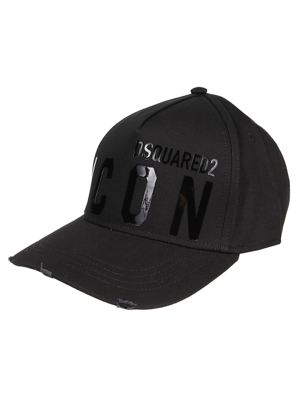 関税送料込み【D SQUARED2】BE ICON BASEBALL CAP Dsquared2 Black Be Icon Baseball Cap Dsquared2