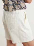 LOEWE - Paula's Ibiza Straight-Leg Lyocell Shorts - White