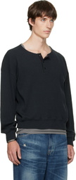 OUR LEGACY Black Ballon Henley