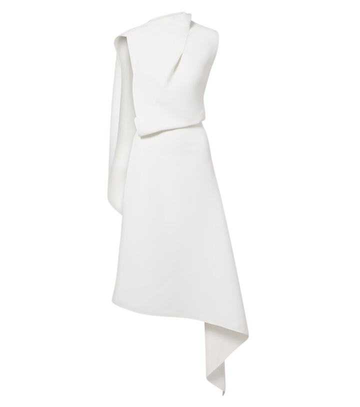 Photo: Maticevski Prosper asymmetric draped midi dress