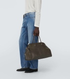 The Row Soft Margaux 17 leather tote bag