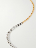 Bottega Veneta - Gold Vermeil and Sterling Silver Necklace