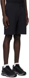 Veilance Black Voronoi Shorts