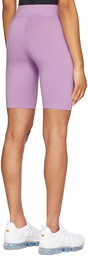 Nike Purple Sportswear Essential Bike Shorts