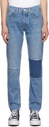 Frame Blue Modern Blocking Jeans