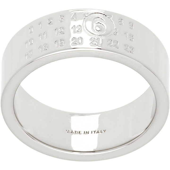 Photo: MM6 Maison Margiela Numeric Minimal Signature Ring