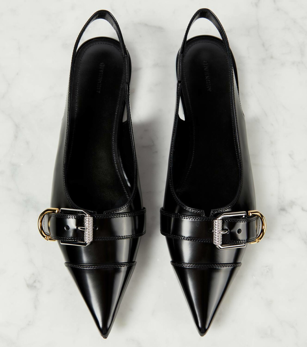 パンプス GIVENCHY VOYOU LEATHER SLINGBACK BALLETS GIVENCHY Leather Slingback Ballet – LOZURI®