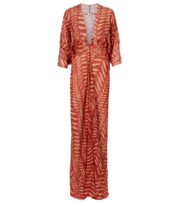 Photo: Johanna Ortiz Printed georgette maxi dress
