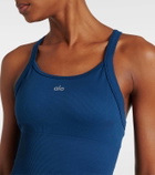 Alo Yoga Favorite ribbed-knit cropped tank top