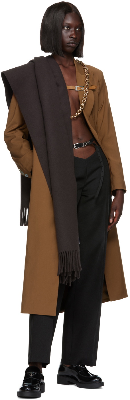 Y/Project Black Y Belt Arc Trousers