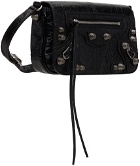 Balenciaga Black 'Le Cagole' Mini Flap Bag