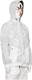 KUSIKOHC SSENSE Exclusive White Windbreaker Jacket
