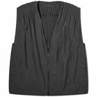 Homme Plissé Issey Miyake Men's Pleated Tech Vest in Black