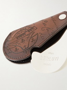 Berluti - Scritto Venezia Leather and Silver-Tone Key Fob