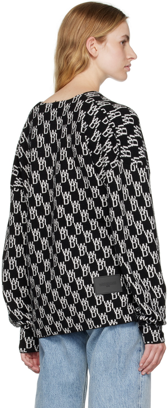 WE11DONE】WD1 GRAPHIC LOGO SWEATER ニット We11done - WD1