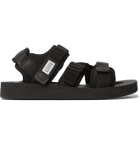 Suicoke - Kisee-V Webbing and Neoprene Sandals - Black