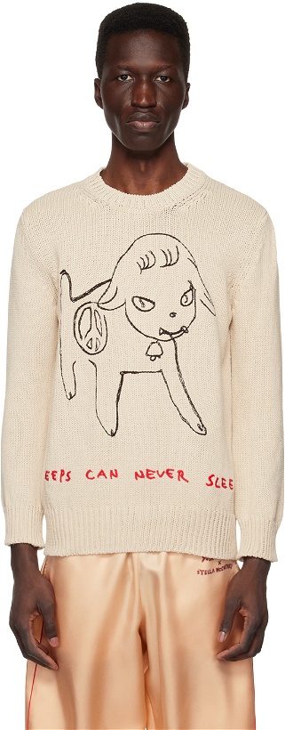 Photo: Stella McCartney Beige 'Sheep Can Never Sleep' Sweater