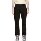 Clot Black Roll-Up Chino Trousers