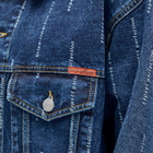 Martine Rose Women's Oversized Denim Jacket in Mid Wash/Expect Perfection