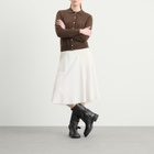 Kijun Women's Seashore Flared Skirt in Off-White