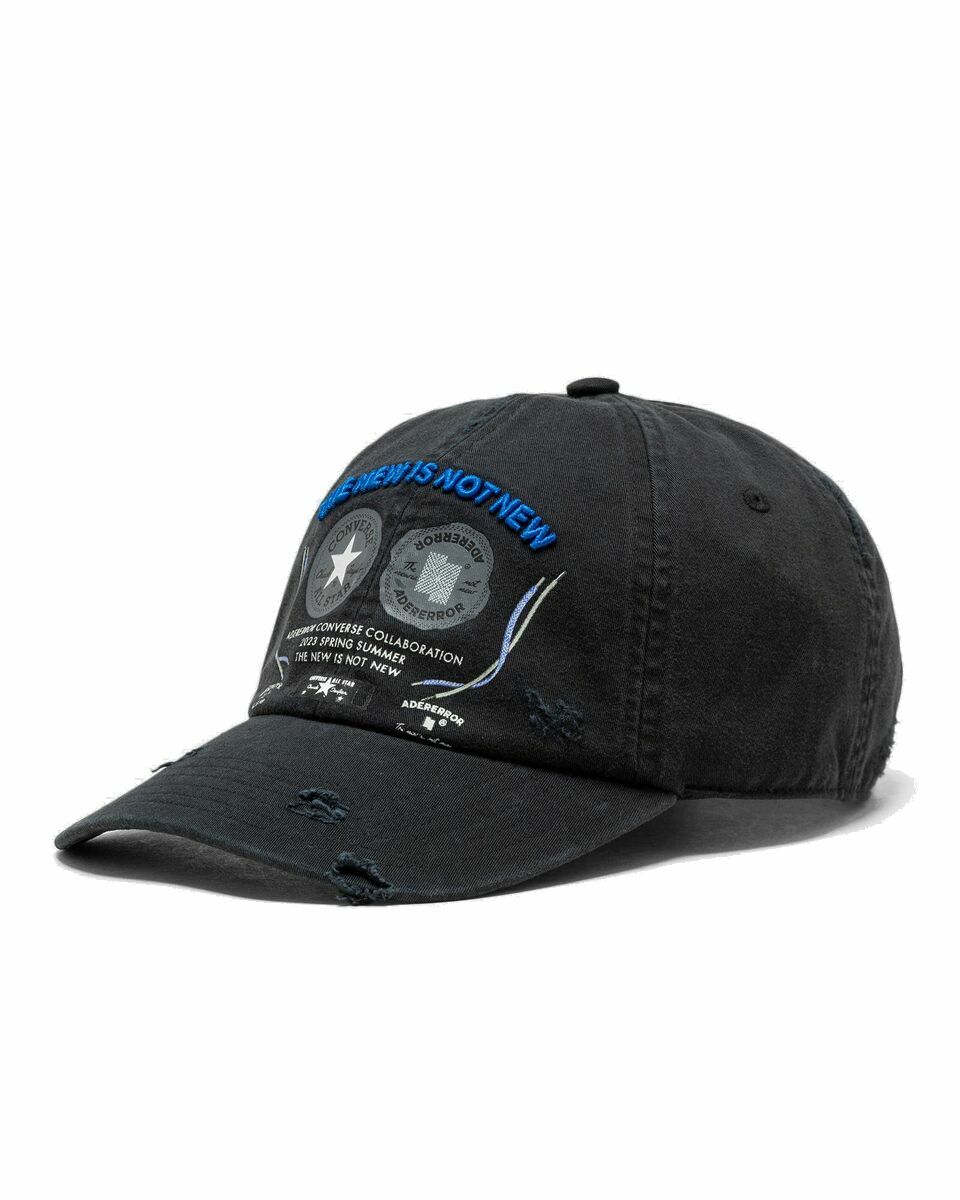 Photo: Converse Converse X Ader Error Baseball Hat Black - Mens - Caps