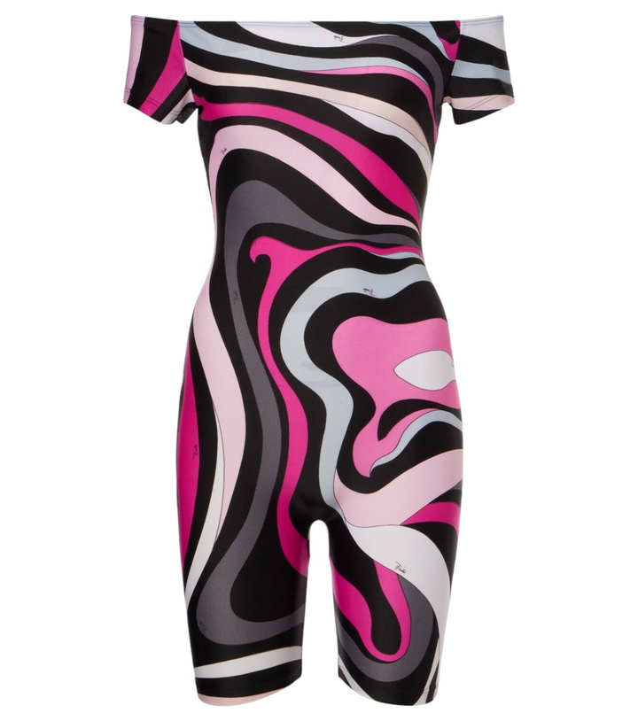 Photo: Pucci Marmo off-shoulder romper