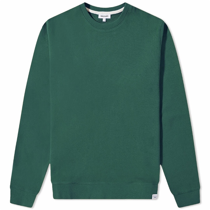 Photo: Norse Projects Men's Vagn Classic Crew Sweat in Dartmouth Green