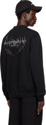 WOOYOUNGMI Black Metallic Graphic T-shirt